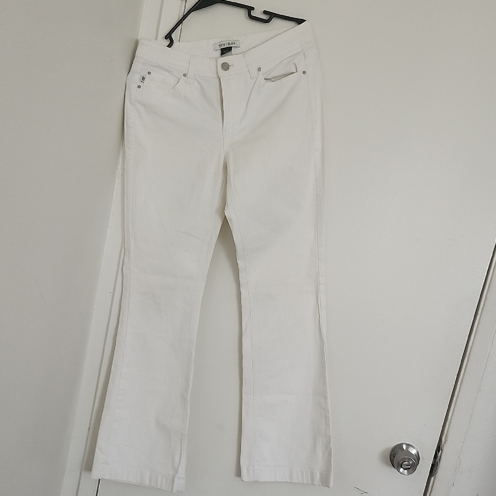 White House Black Market Ivory Jeans